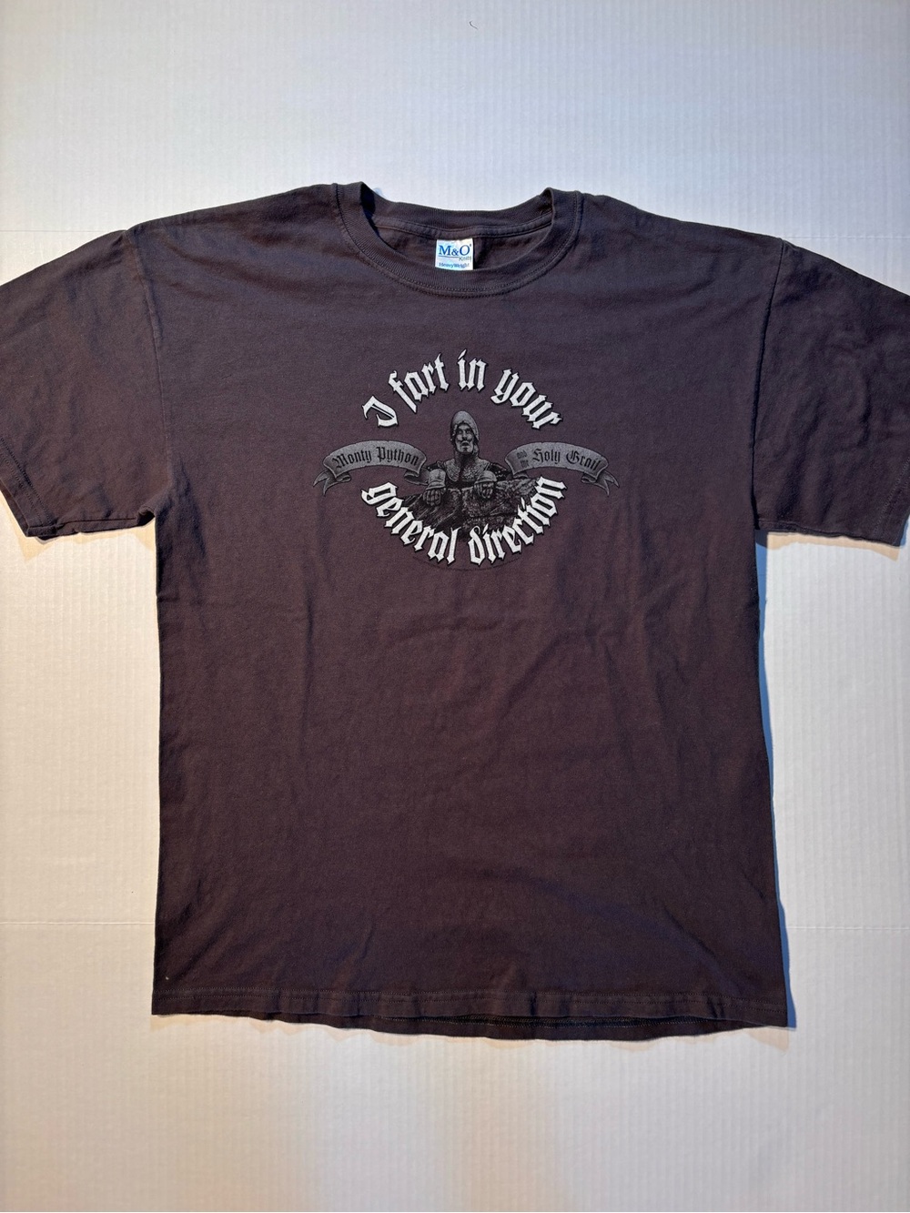 Vtg Monty Python Holy Grail Y2K Humor Comedy Movie Promo T-Shirt Sz Large